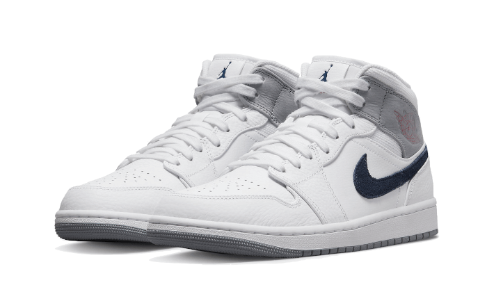 Air Jordan 1 Mid Paris (DR8038-100) - 40.5 EU - 7.5 US - White | SOSUKICKS