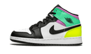 Jordan 1 Mid Pastel Black Toe (GS)