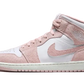 Air Jordan 1 Mid Pink Suede