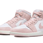 Air Jordan 1 Mid Pink Suede