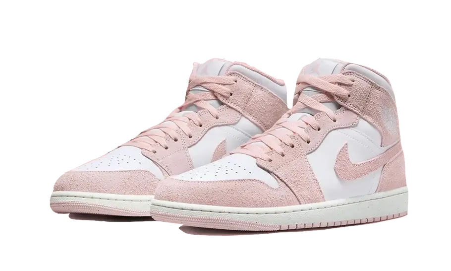 Air Jordan 1 Mid Pink Suede (FN7432-161) - 36 EU - 4Y US - Pink | SOSUKICKS