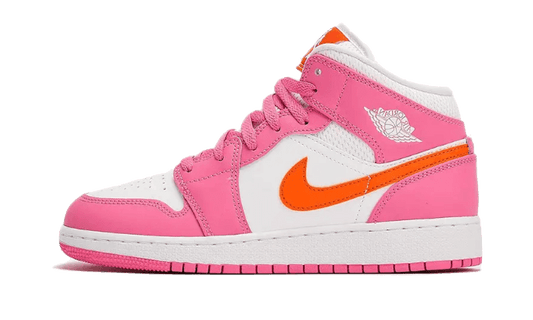 Air Jordan 1 Mid Pinksicle Safety Orange (DX3240-681) - EU 35.5–40 - Orange | SOSUKICKS