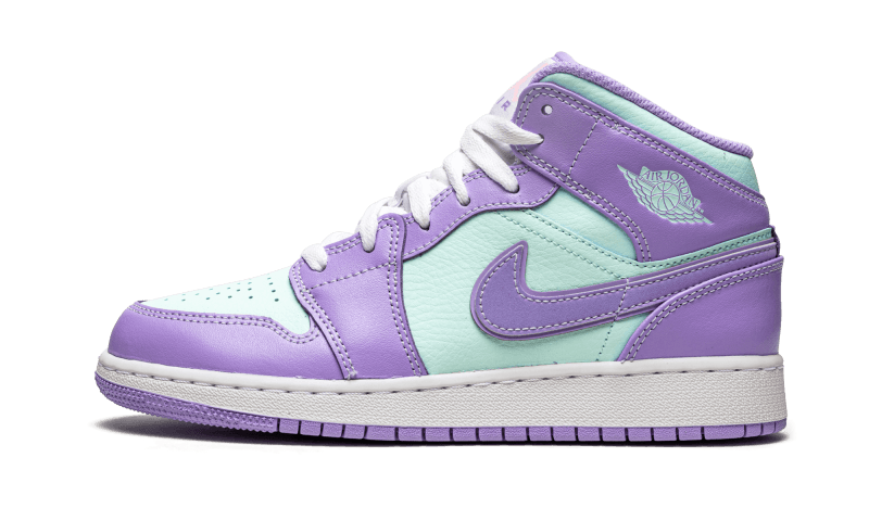 Air Jordan 1 Mid Purple Aqua (554725-500) - EU 35.5–46 - Blue | SOSUKICKS