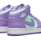 Air Jordan 1 Mid Purple Aqua (554725-500) - 36.5 EU - 4.5Y US - Blue | SOSUKICKS