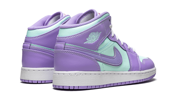 Air Jordan 1 Mid Purple Aqua (554725-500) - 36.5 EU - 4.5Y US - Blue | SOSUKICKS