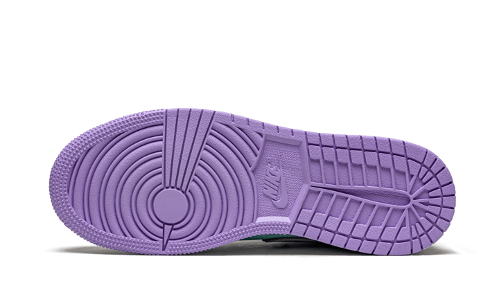 Air Jordan 1 Mid Purple Aqua (554725-500) - 37.5 EU - 5Y US - Blue | SOSUKICKS