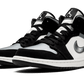 Air Jordan 1 Mid Satin Grey Toe - 852542-011