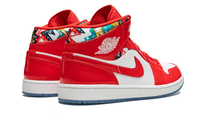 Air Jordan 1 Mid SE Barcelona Sweater (DC7248-600) - 36.5 EU - 4.5Y US - Red | SOSUKICKS