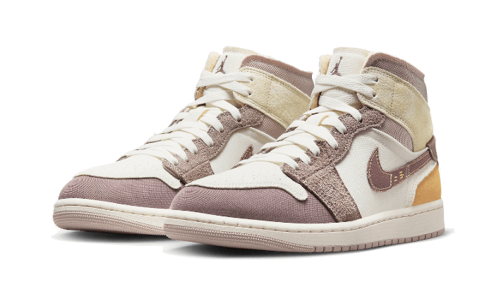 Air Jordan 1 Mid SE Craft Sail Taupe Haze (DM9652-102) - 40.5 EU - 7.5 US - Beige | SOSUKICKS