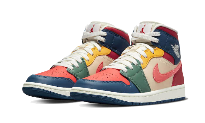 Air Jordan 1 Mid SE Multi-color (DN3738-400) - 36 EU - 4 US - Multicolor | SOSUKICKS