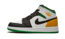 Air Jordan 1 Mid SE White Laser Orange Lucky Green