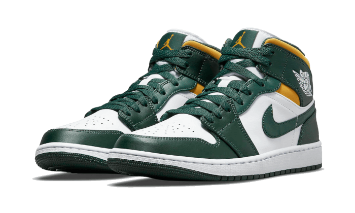 Air Jordan 1 Mid Sonics (554725-371) - 36 EU - 4Y US - Green | SOSUKICKS