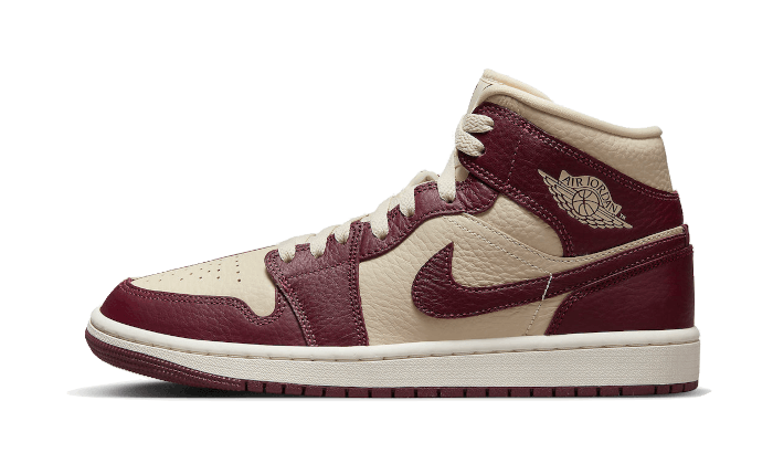 Air Jordan 1 Mid Split Beach Cherrywood Red (DR0501-200) - EU 36–44.5 - Red | SOSUKICKS