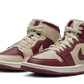 Air Jordan 1 Mid Split Beach Cherrywood Red (DR0501-200) - 36.5 EU - 4.5 US - Red | SOSUKICKS
