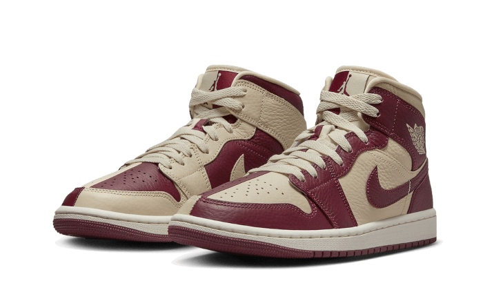 Air Jordan 1 Mid Split Beach Cherrywood Red (DR0501-200) - 36.5 EU - 4.5 US - Red | SOSUKICKS