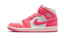 Jordan 1 Mid Strawberries and Cream (Women's)