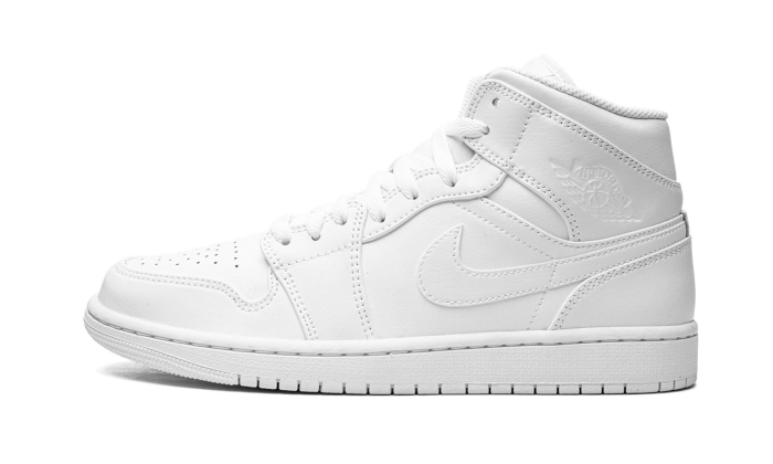 Air Jordan 1 Mid Triple White (2022) (554724-136) - EU 40–49.5 - White | SOSUKICKS