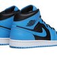Air Jordan 1 Mid University Blue Black (DQ8426-401) - 36.5 EU - 4.5Y - Black | SOSUKICKS