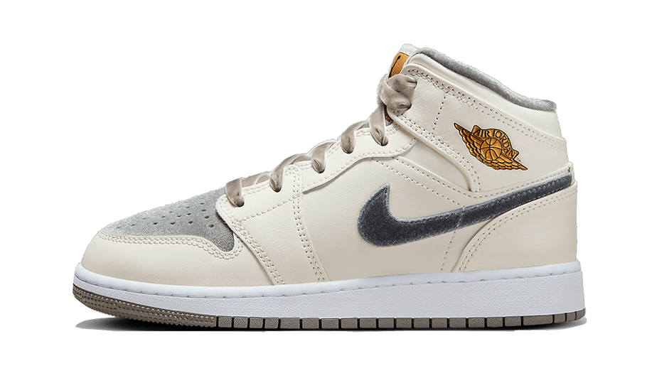 Air Jordan 1 Mid  Velvet Toe (FB9899-100) - EU 36–40 - White | SOSUKICKS