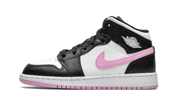Air Jordan 1 Mid White Black Light Arctic Pink (555112-103) - EU 35.5–40 - White | SOSUKICKS