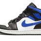 Air Jordan 1 Mid White Black Royal - 554724-140