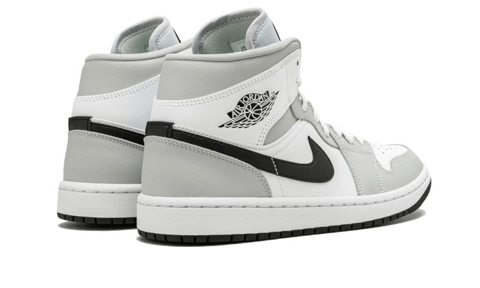 Air Jordan 1 Mid White Light Smoke Grey (BQ6472-015) - 36.5 EU - 4.5 US - White | SOSUKICKS