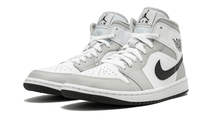 Air Jordan 1 Mid White Light Smoke Grey (BQ6472-015) - 36 EU - 4 US - White | SOSUKICKS