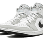 Air Jordan 1 Mid White Light Smoke Grey - BQ6472-015