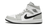 Air Jordan 1 Mid White Light Smoke Grey