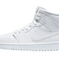 Air Jordan 1 Mid White Snakeskin - BQ6472-110