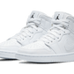 Air Jordan 1 Mid White Snakeskin - BQ6472-110