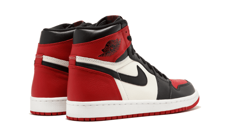 Air Jordan 1 Retro High Bred Toe (555088-610) - 41 EU - 8 US - Red | SOSUKICKS