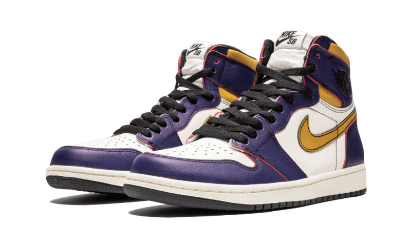 Air Jordan 1 Retro High OG Defiant Nike SB Lakers (CD6578-507) - 36.5 EU - 4.5 US - Yellow | SOSUKICKS