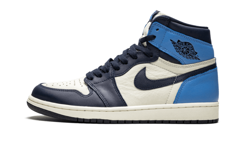 Air Jordan 1 Retro High OG Obsidian UNC 2019 (555088-140) - EU 35.5–46 - Navy | SOSUKICKS
