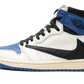 Air Jordan 1 Retro High OG SP Travis Scott Fragment Military Blue - DH…