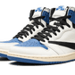 Air Jordan 1 Retro High OG SP Travis Scott Fragment Military Blue - DH…