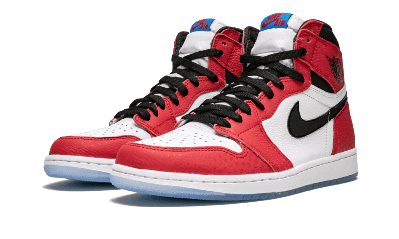 Air Jordan 1 Retro High Spider-Man "Origin Story" (555088-602) - 41 EU - 8 US - White | SOSUKICKS
