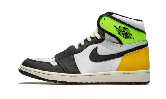 Air Jordan 1 Retro High White Black Volt University Gold