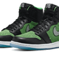 Air Jordan 1 Retro High Zoom Black Green - CK6637-300