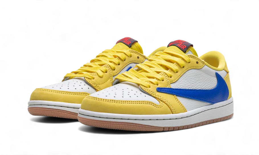 Air Jordan 1 Retro Low OG SP Travis Scott Canary (DZ4137-700) - 36 EU - 4 US - Yellow | SOSUKICKS