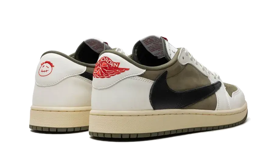 Air Jordan 1 Low OG SP Travis Scott Medium Olive (DM7866-200) - 37.5 EU - 5Y US - Green | SOSUKICKS