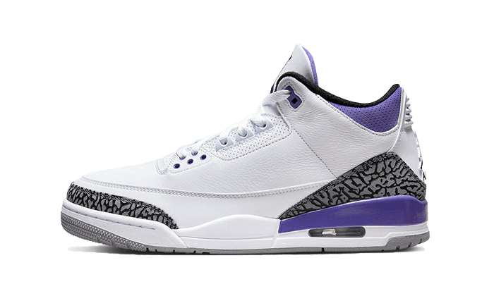 Air Jordan 3 Dark Iris (DM0967-105) - EU 35.5–47 - White | SOSUKICKS