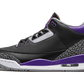 Air Jordan 3 Retro Black Court Purple - CT8532-050