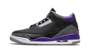 Jordan 3 Retro Black Court Purple