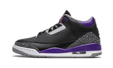 Jordan 3 Retro Black Court Purple