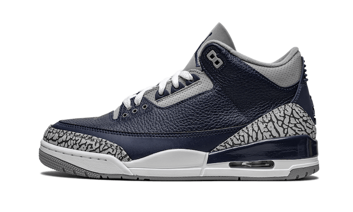 Air Jordan 3 Retro Georgetown (2021) (CT8532-401) - EU 35.5–46 - Navy | SOSUKICKS