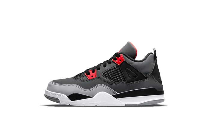 Air Jordan 4 Retro Infrared Copii (PS) (BQ7669-061) - EU 27.5–35 - Black | SOSUKICKS