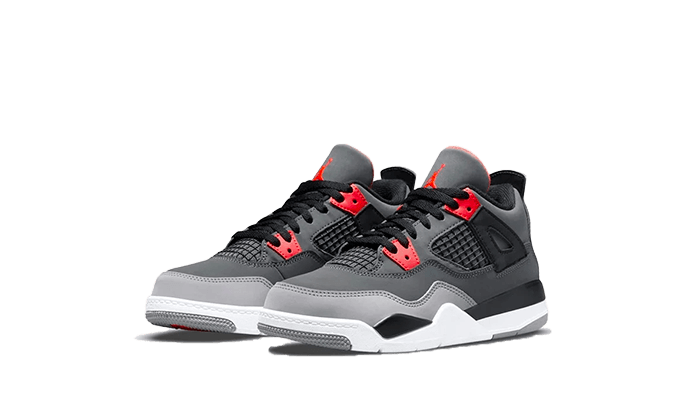 Air Jordan 4 Retro Infrared Copii (PS) (BQ7669-061) - 28 EU - 11C - Black | SOSUKICKS