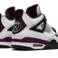 Air Jordan 4 PSG Neutral Grey Bordeaux - CZ5624-100