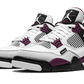 Air Jordan 4 PSG Neutral Grey Bordeaux - CZ5624-100